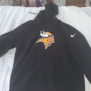 Black Nike Minnesota Vikings Sweatshirt/Hoodie size Medium